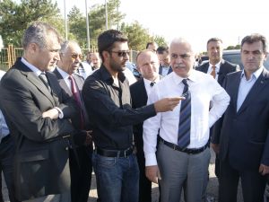 Mhp Genel Başkan Adayı Aydın, Polatlıyı Ziyaret Etti