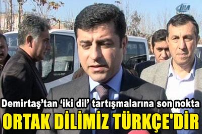 Ortak dilimiz ‘Türkçedir’