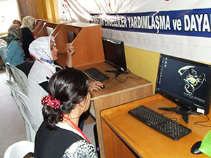 Engelliler İçin Bilgisayar Kursu Açıldı