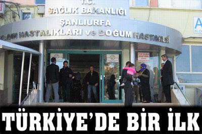 Türkiyede ilk defa Şanlıurfada yapıldı