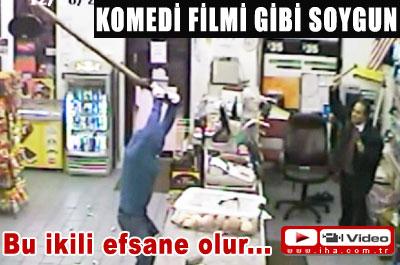 Böyle komik soygun görülmedi
