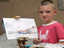 6 yaşındaki Da Vinci