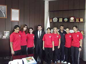 Goalball Bayan Milli Takımı İl Müdürümüzü Ziyaret Etti