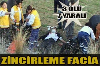 Adanada zincirleme kaza: 3 ölü, 7 yaralı