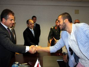 Bakan Kılıç, Samsunsporlu Futbolcularla Bayramlaştı