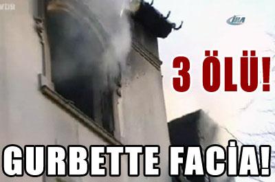 Almanyada Yangın Facia: 3 Ölü