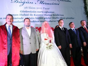 Bakan Yılmaz Ve Bbp Lideri Destici Nikah Şahidi Oldu
