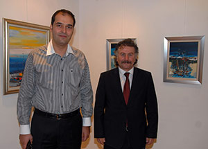 Ressam Karoğlu’nun Sergisine İlgi