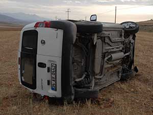 Elbistanda Trafik Kazası: 1 Yaralı