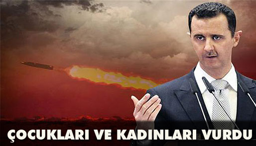 Esad çocukları ve kadınları vurdu!