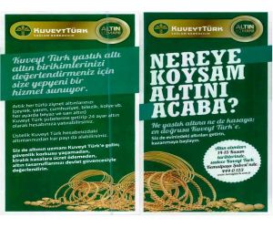 Kemalpaşada Bankadan Altın Toplama Kampanyası