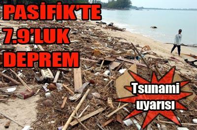 Pasifikte 7.9luk deprem
