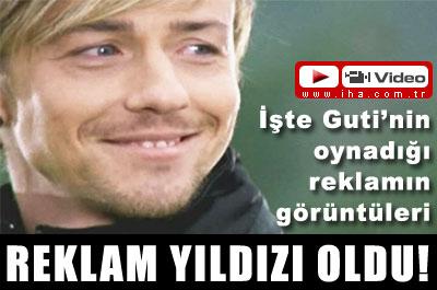 Guti reklam yıldızı oldu