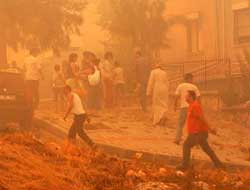 İzmirde ciğerlerimiz yandı