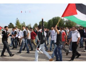 Kktc’de İsrail Protestosu