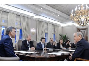 Cumhurbaşkanı Gül, Mhp Genel Başkanı Bahçeli’yi Kabul Etti…(1)