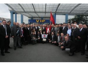 Mhp Kurultayı Sonrası Koray Aydın İlk Kez Trabzonda