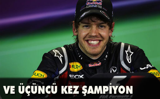 Vettel yine F1 şampiyonu