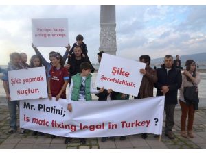 İzmir’de Şike Protestosu