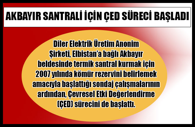 Akbayır Santrali İçin Çed Süreci Başladı