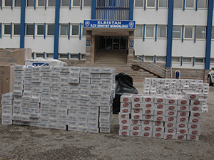 12 Bin Paket Kaçak Sigara Ele Geçirildi