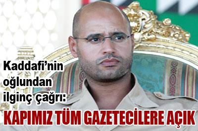 Kapımız Tüm Gazetecilere Açık