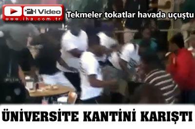 Üniversite Kantininde Büyük Kavga