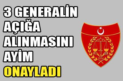 3 Komutanın Açığa Alınmasını Onayladı