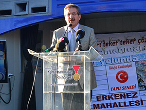 Erkenez Mahallesinde Tapu Sevinci