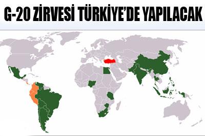 G-20 Zirvesi Türkiyede 