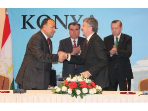 Başbakan Erdoğan İle Tacikistan Cumhurbaşkanı İş Birliği Protokolü İmzaladı