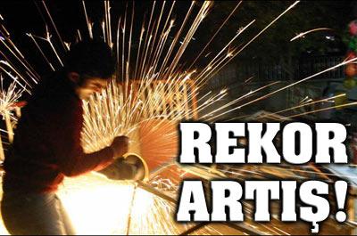 Sanayi Üretiminde Rekor Artış