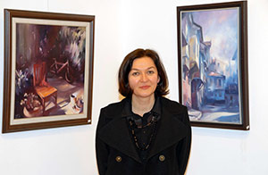 Ressam İnaç’ın Sanko Sanat Galerisi’ndeki Sergisi 