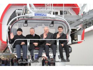 Bakan Yıldırım, Ergan Kayak Merkezi’nde İncelemelerde Bulundu