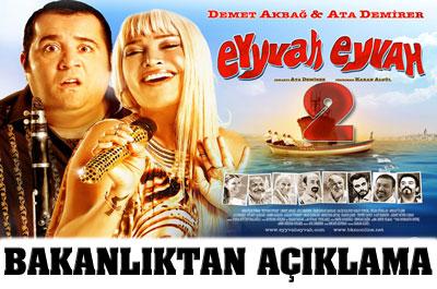 Kültür Bakanlığından Eyvah Eyvah Açıklaması