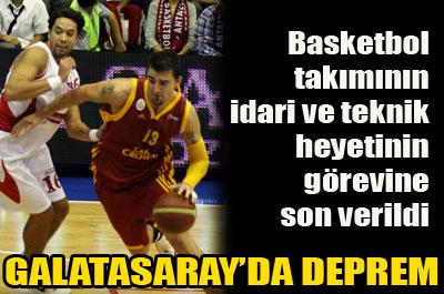 Galatasarayda deprem