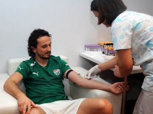 Bursasporlu Futbolcular Genel Sağlık Kontrolünden Geçti