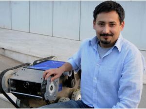 Mayın Arama Ve Bomba İmha Robotu Üretti