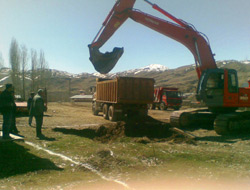 Köyde İlköğretim Okulu Yapım Çalışmaları