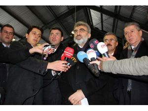 Enerji Bakanı Yıldız Facia Bölgesinde