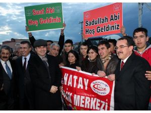 Gençlik Ve Spor Bakanı Suat Kılıç İle Adalet Bakanı Sadullah Ergin Hatay’da