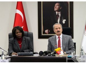 Bakan Çağlayan, Bm Dünya Gıda Programı İcra Direktörü Cousın İle Bir Araya Geldi