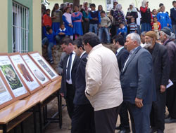 Köyde Resim Sergisi Açtılar