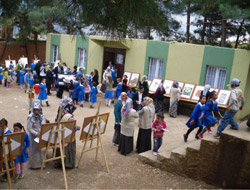 Köyde Resim Sergisi Açtılar