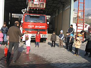 Ana Sınıfı Öğrencileri İtfaiye Müdürlüğü’müzde