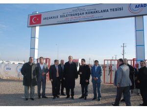 Chpli Vekil Hurşit Güneşin Süleyman Şah Çadır Kentini Ziyareti