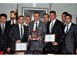 İzmir Torbalı Beşiktaşlılar Derneği’nden Fikret Orman’a Ziyaret