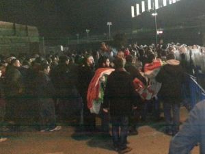 Karşıyaka Taraftarı İle Polis Arasında Arbede