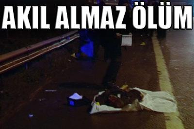 Bahçeşehirde akıl almaz kaza 