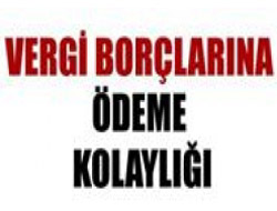 Kesinleşmiş Borca Büyük Kolaylık